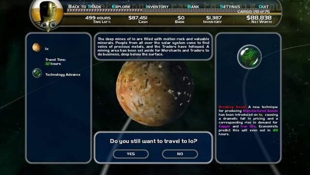 Space Trader: Merchant Marine PC Screenshot
