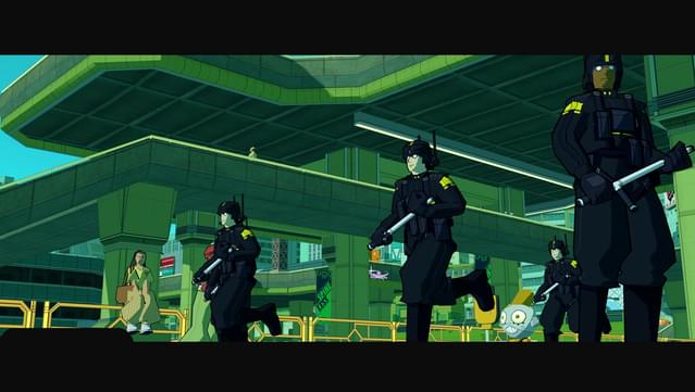 Bomb Rush Cyberfunk PC Screenshot