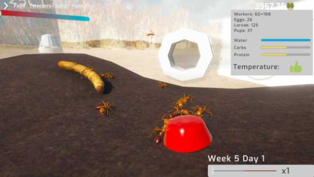Ant Keeping Simulator Gameplay Screenshot