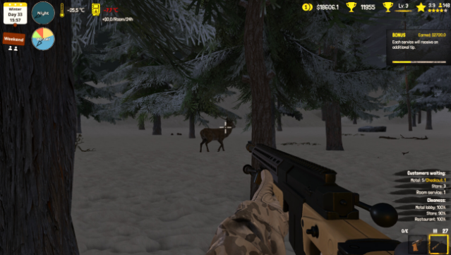 Arctic Motel Simulator Gameplay Screenshot