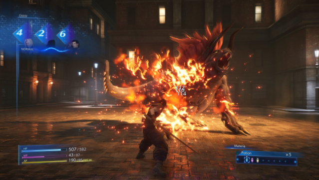 CRISIS CORE –FINAL FANTASY VII– REUNION Gameplay Screenshot