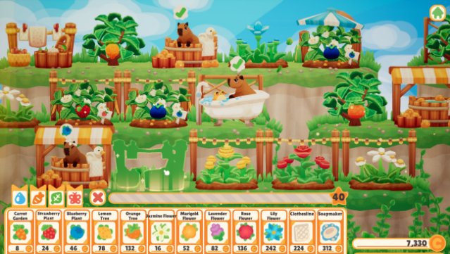 Capybara Spa Gameplay Screenshot