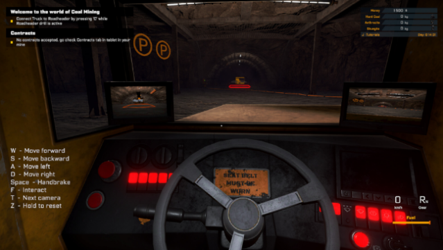 Coal Mining Simulator Gameplay Screenshot