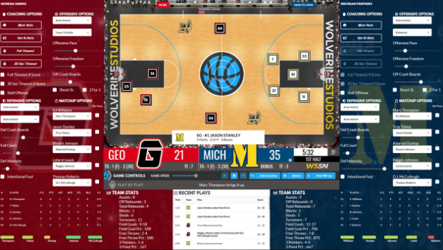 Draft Day Sports: College Basketball PC Screenshot