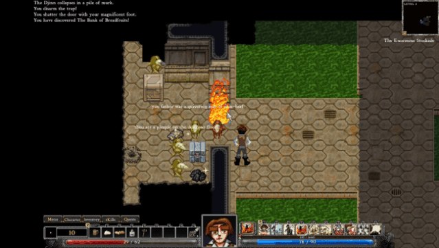 Dungeons of Dredmor Gameplay Screenshot