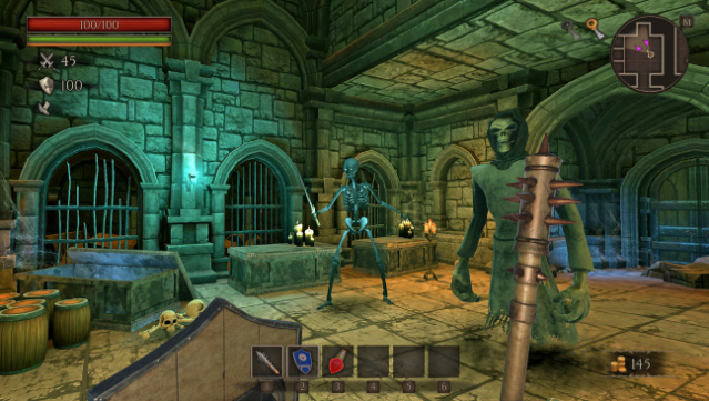 Ghoul Castle 3D: Gold Edition Gameplay Screenshot