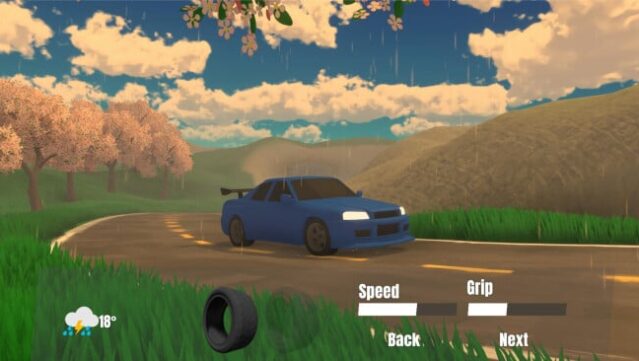 Gripless: Drift Valley Gameplay Screenshot