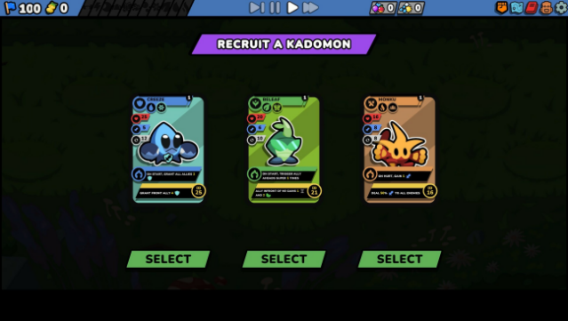 Kādomon: Hyper Auto Battlers PC Screenshot