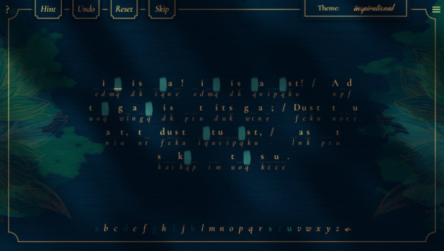 Poems & Codes PC Screenshot