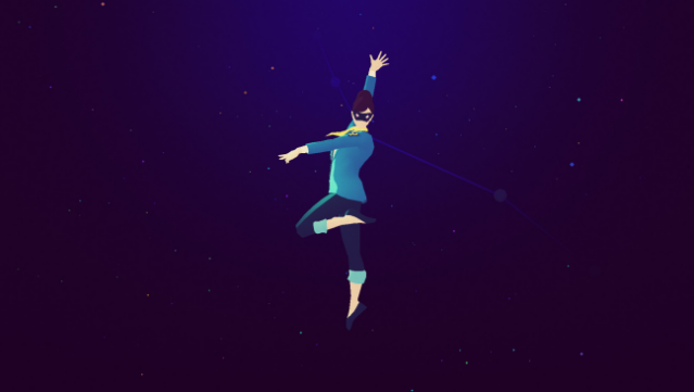 Sayonara Wild Hearts Gameplay Screenshot