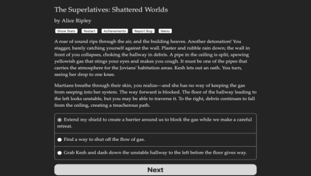 The Superlatives: Shattered Worlds Gameplay Screenshot