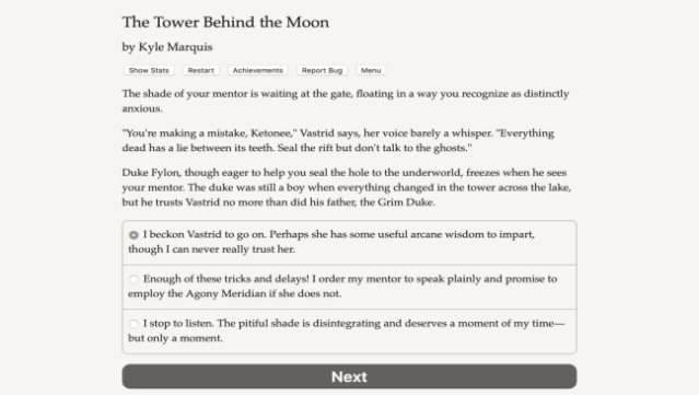 Tower Behind The Moon PC Screenshot