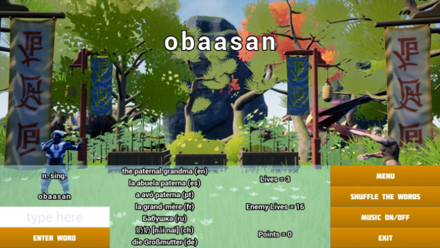 Vocabulary Galaxy Orrery PC Screenshot