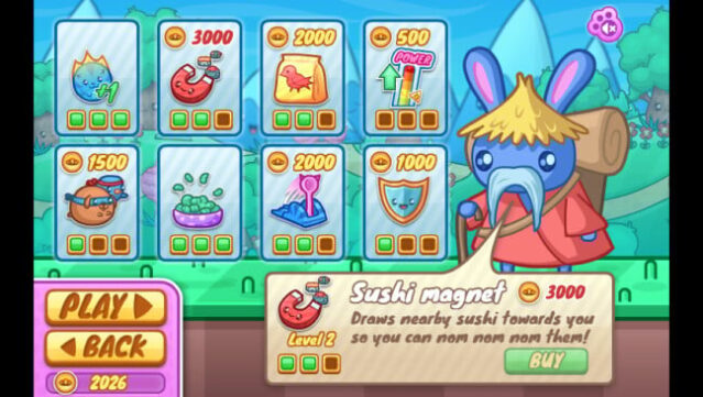 Sushi Cat Legacy Collection Gameplay Screenshot