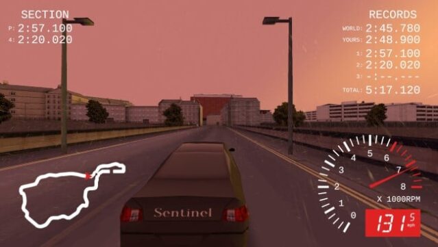 Rainy Day Racer Gameplay Screenshot